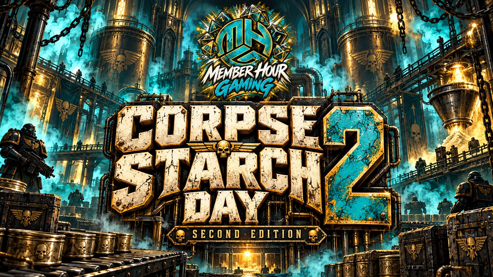 Corpse Starch Day 2 Second Edition event poster
