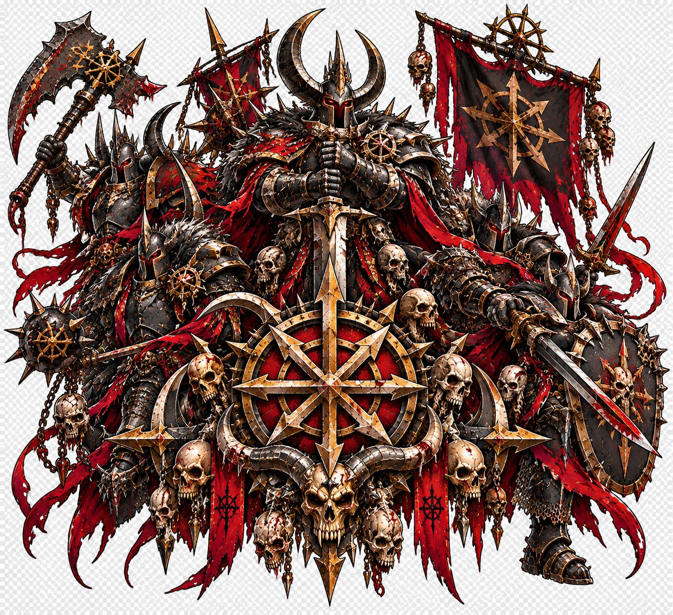 MHG crest themed for Chaos