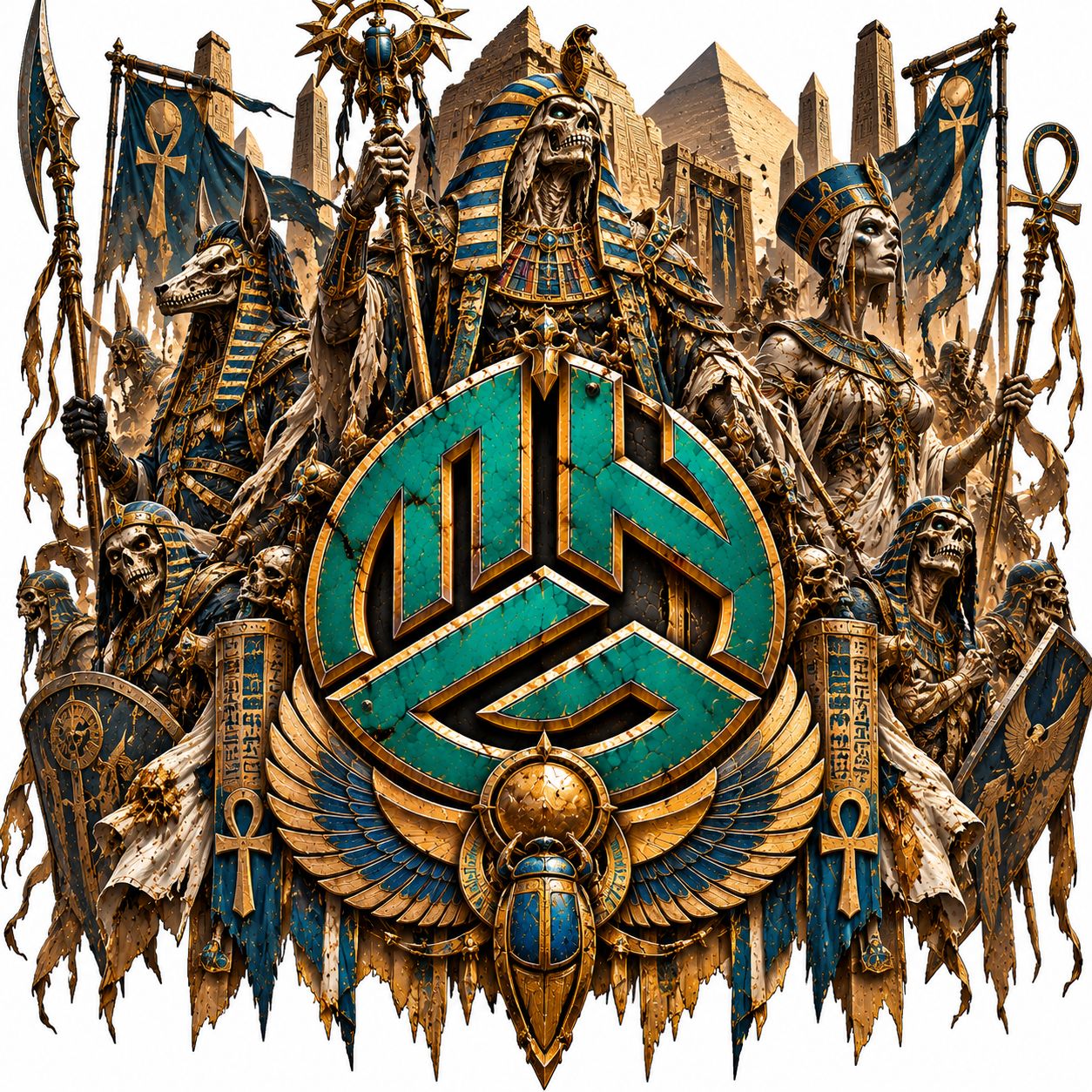 MHG crest themed for Necrons
